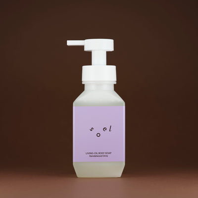 ソエル リビングオイル ボディソープ サンダルウッドオリス 400ml