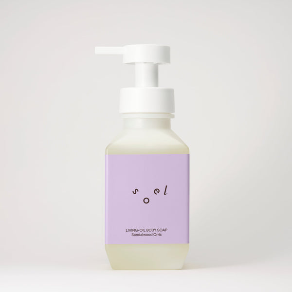 ソエル リビングオイル ボディソープ サンダルウッドオリス 400ml