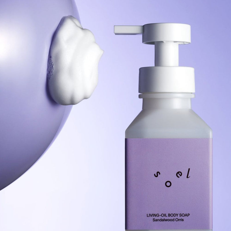 ソエル リビングオイル ボディソープ サンダルウッドオリス 400ml