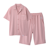 ReD ぐっすりパジャマ 前開き半袖＆ハーフパンツ ピンク