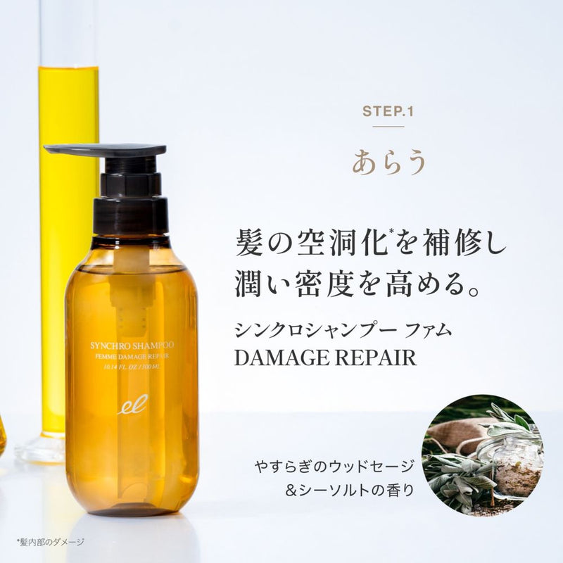 エレクトロン シンクロシャンプーファム DAMAGE REPAIR 300ml